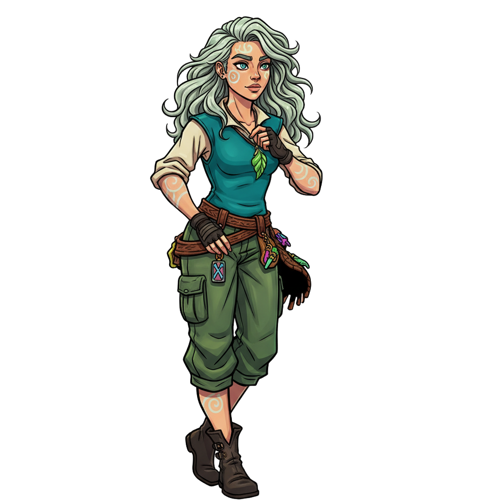 Lyra Windfern - Jabali AI Poster
