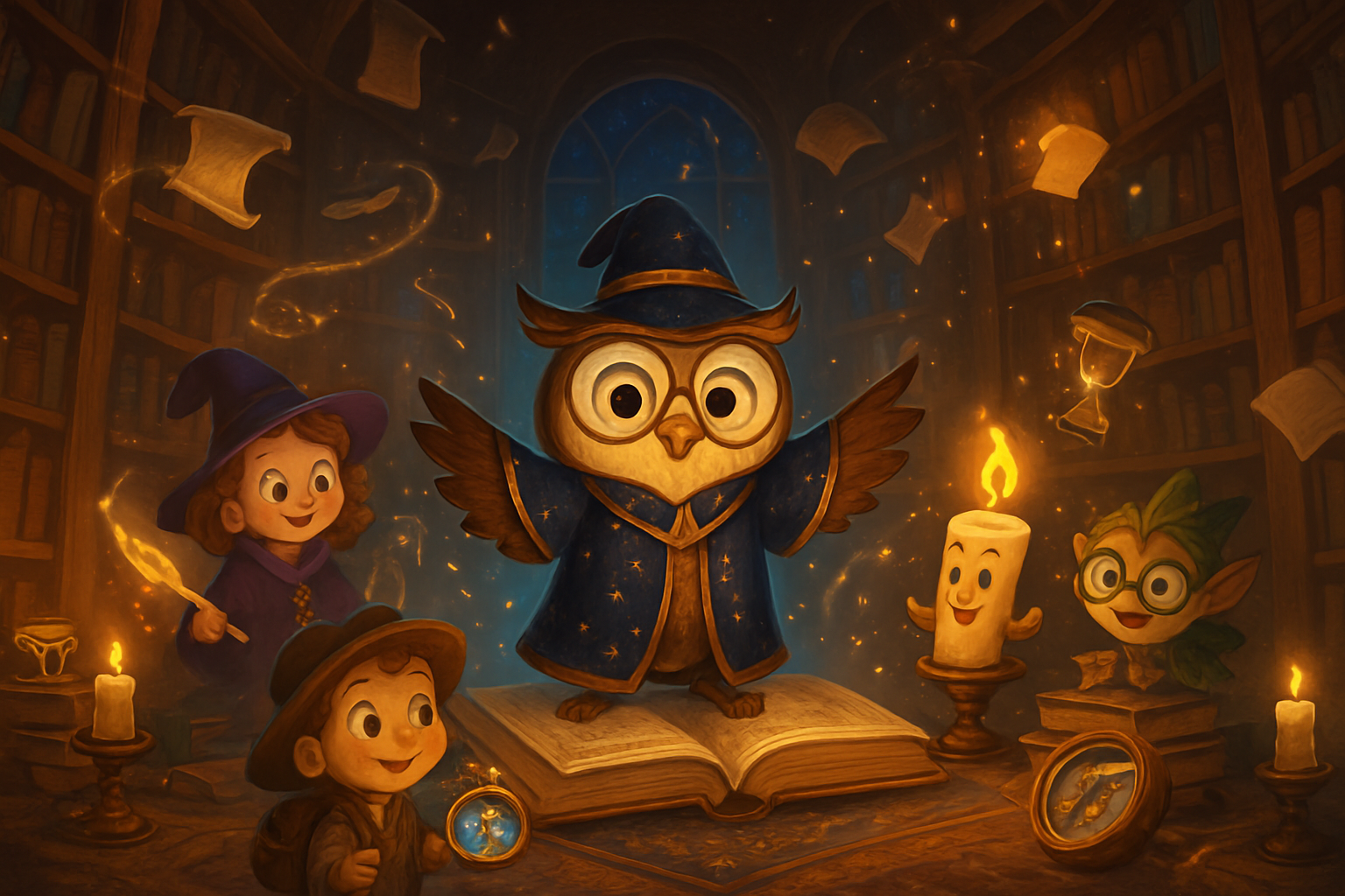 Whimsy & Wisdom Library - Trivia Game by Jabali AI