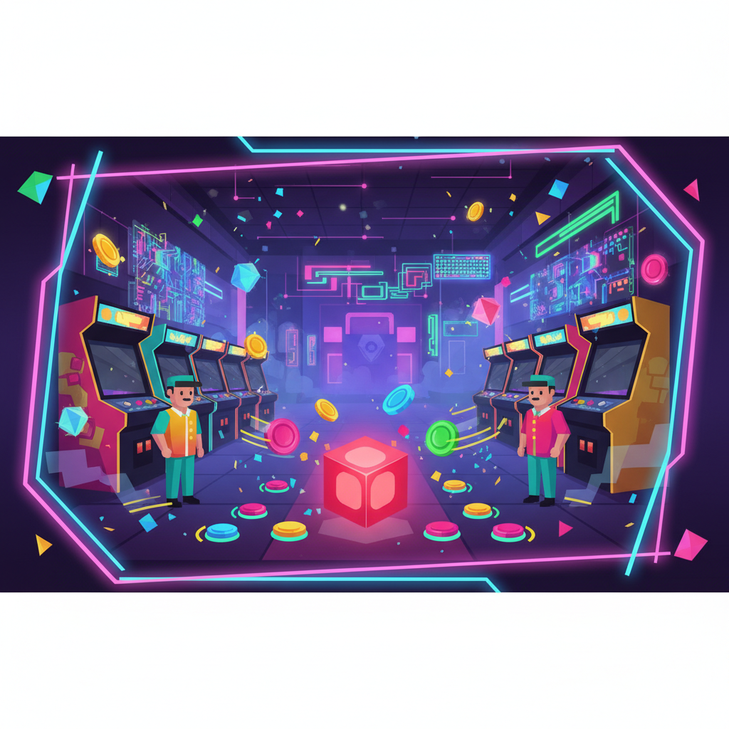 Neon Arcade Tycoon - Idle RPG by Jabali AI