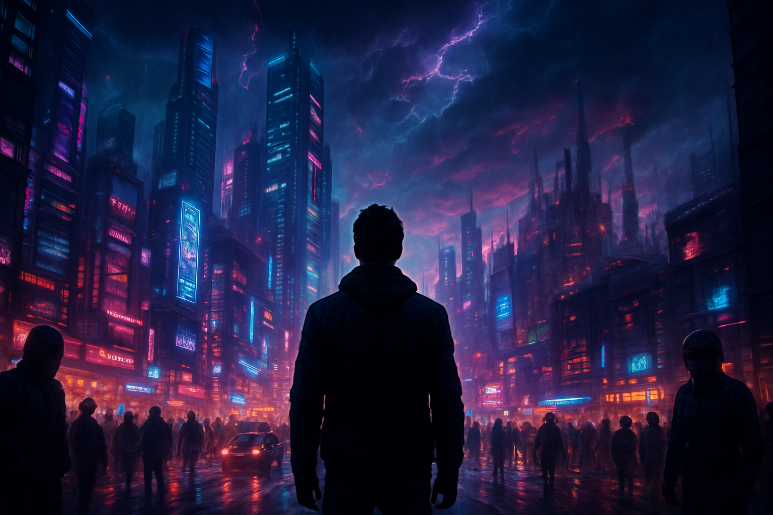 Neon Divide - 3D Open World by Jabali AI