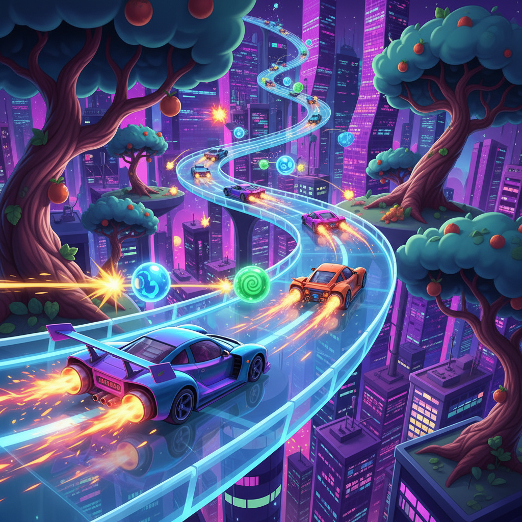 Skyline Supremacy: Turbo Rivals - 3D Racing by Jabali AI