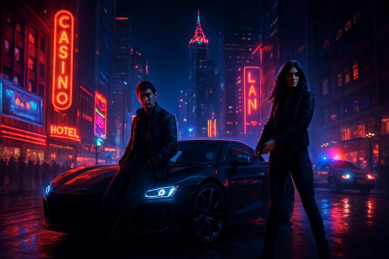 Neon Vice Vegas - 3D Open World by Jabali AI