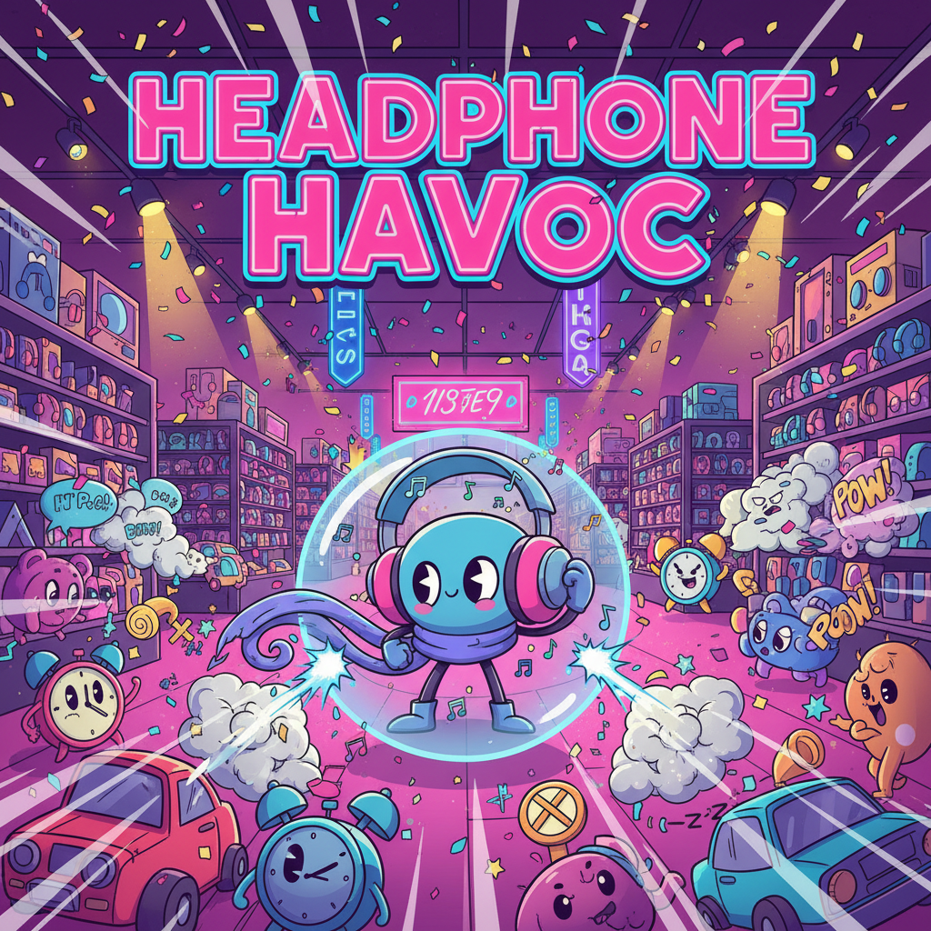Headphone Havoc - Jabali AI Poster