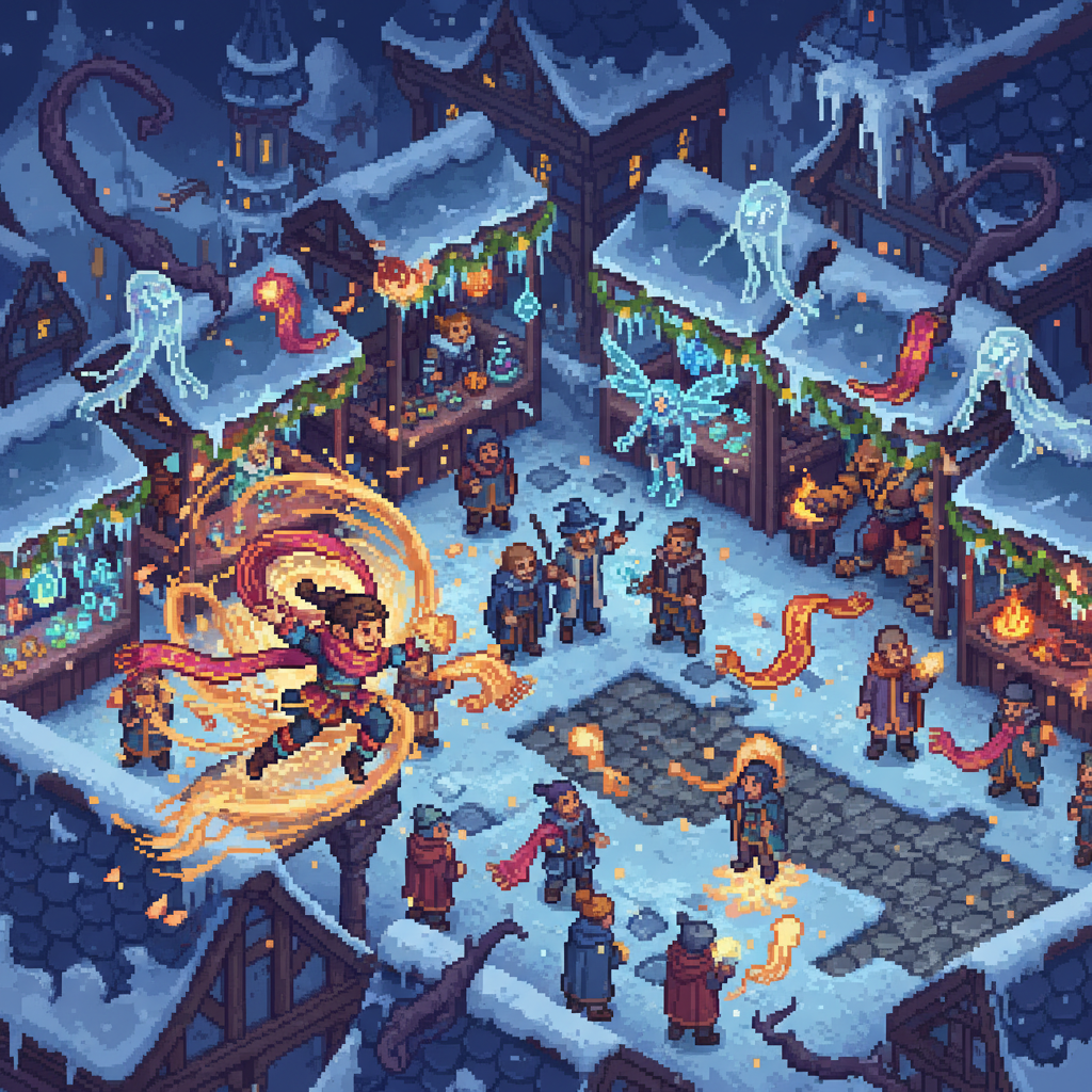 Threads of Winterlight - Jabali AI Poster