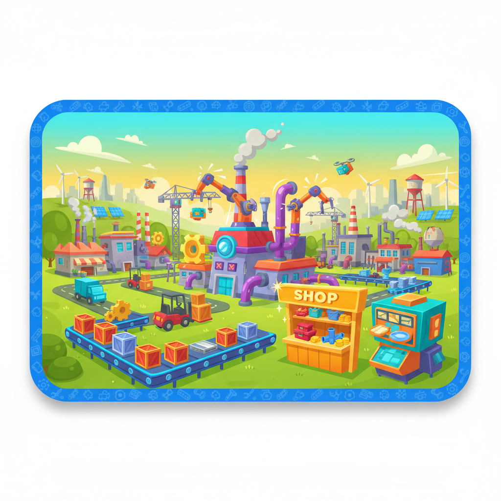 Factory Frenzy Tycoon - Idle RPG by Jabali AI