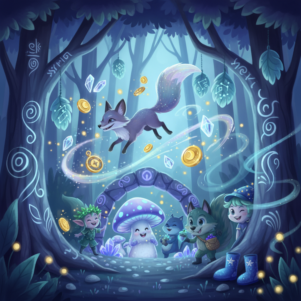 Moonlit Fox’s Forest Riddle - Trivia Game by Jabali AI