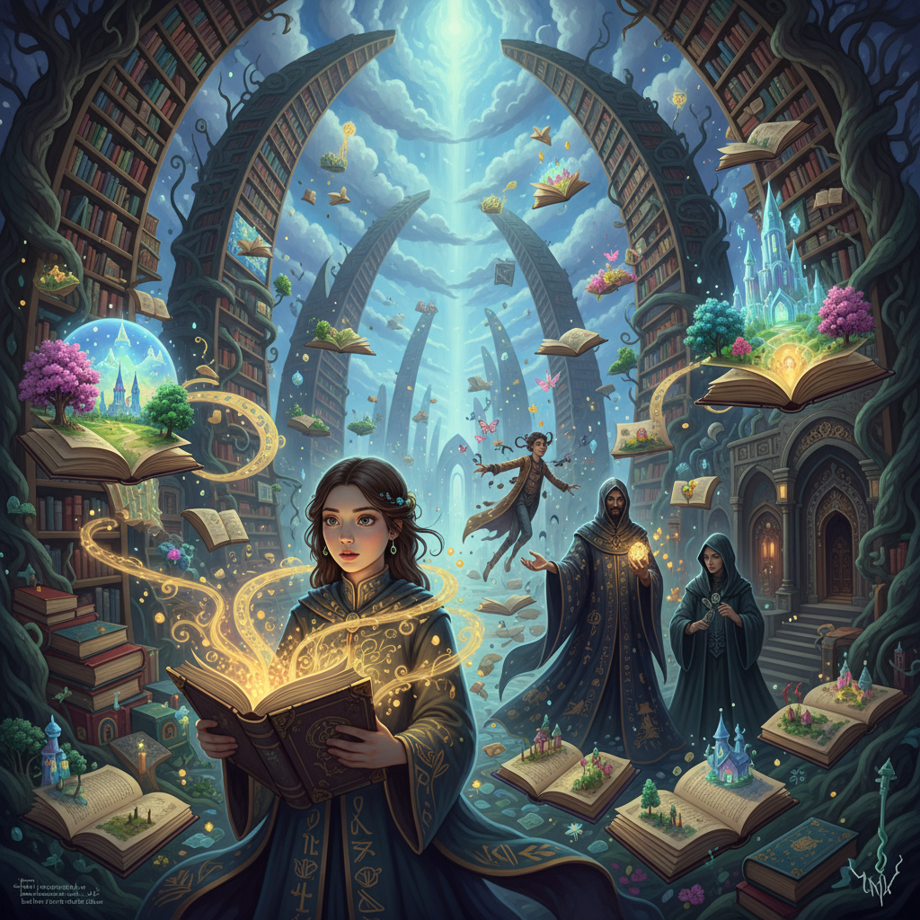 Library of Living Worlds - Adventure RPG by Jabali AI