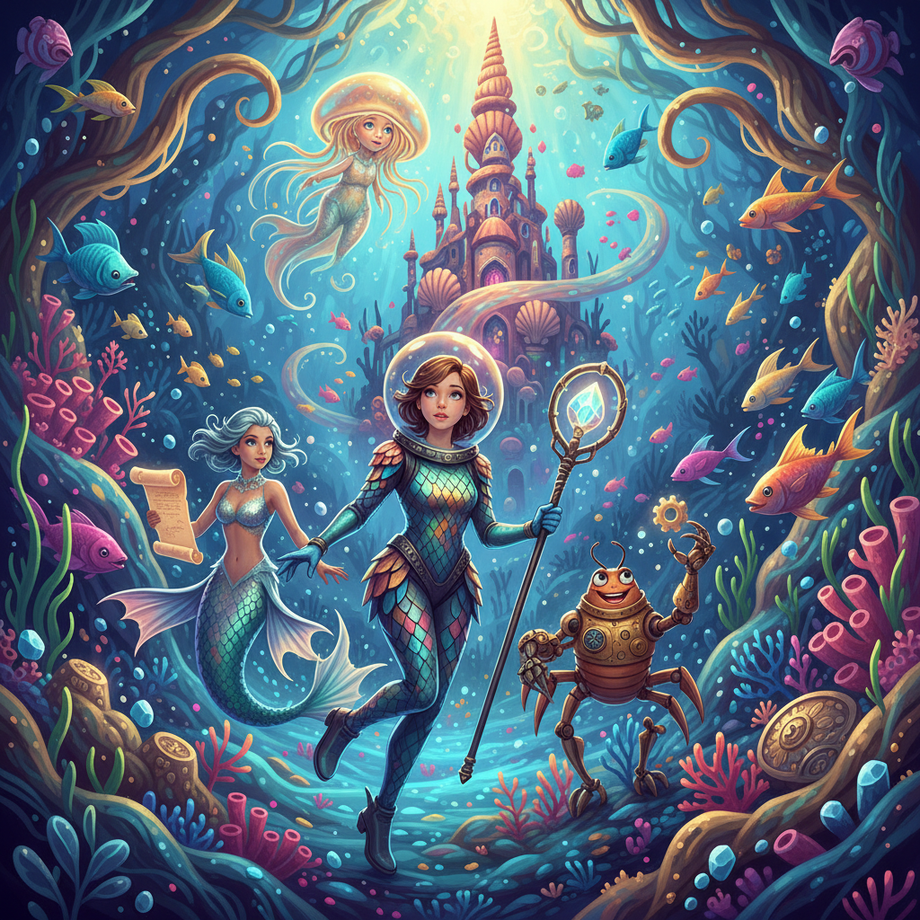 Coral Cities of the Deep - Adventure RPG by Jabali AI