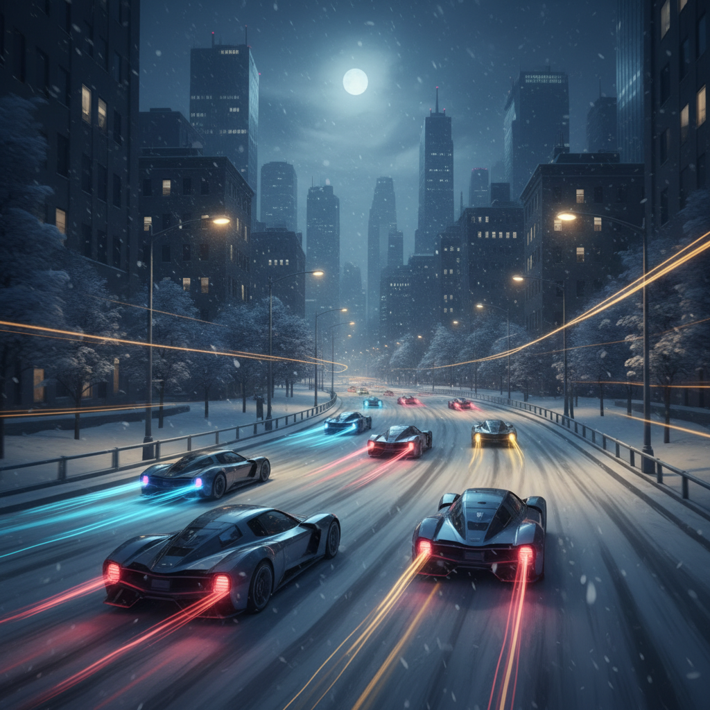 Midnight Circuit Clash - 3D Racing by Jabali AI