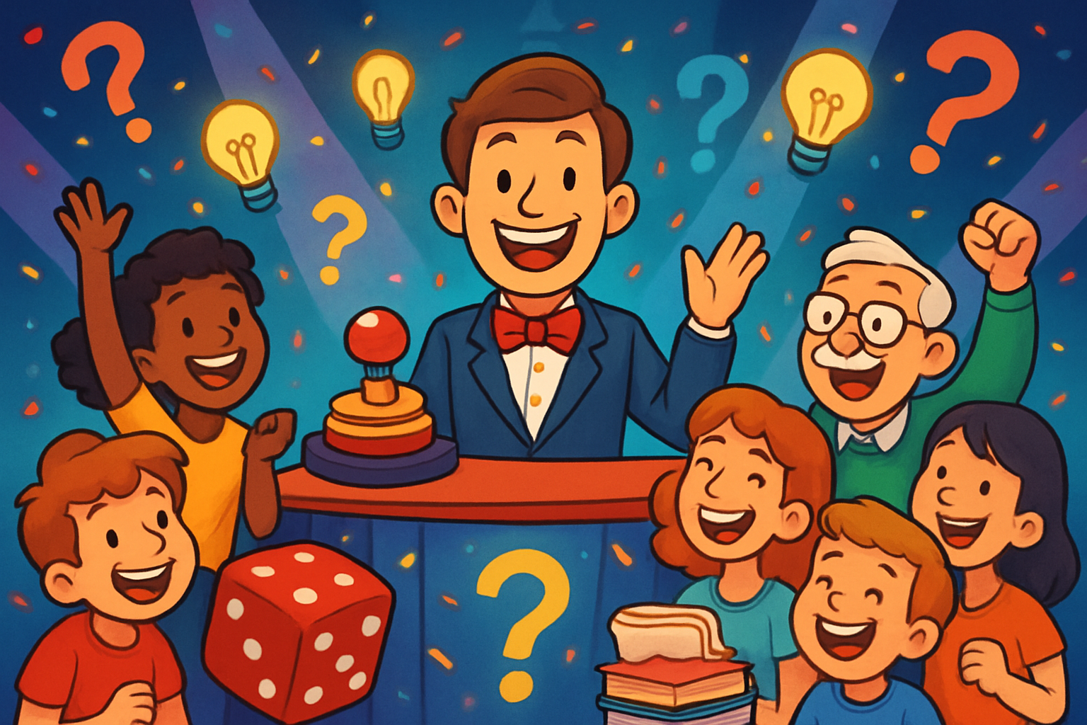 Neon Risk Labyrinth - Trivia Game by Jabali AI