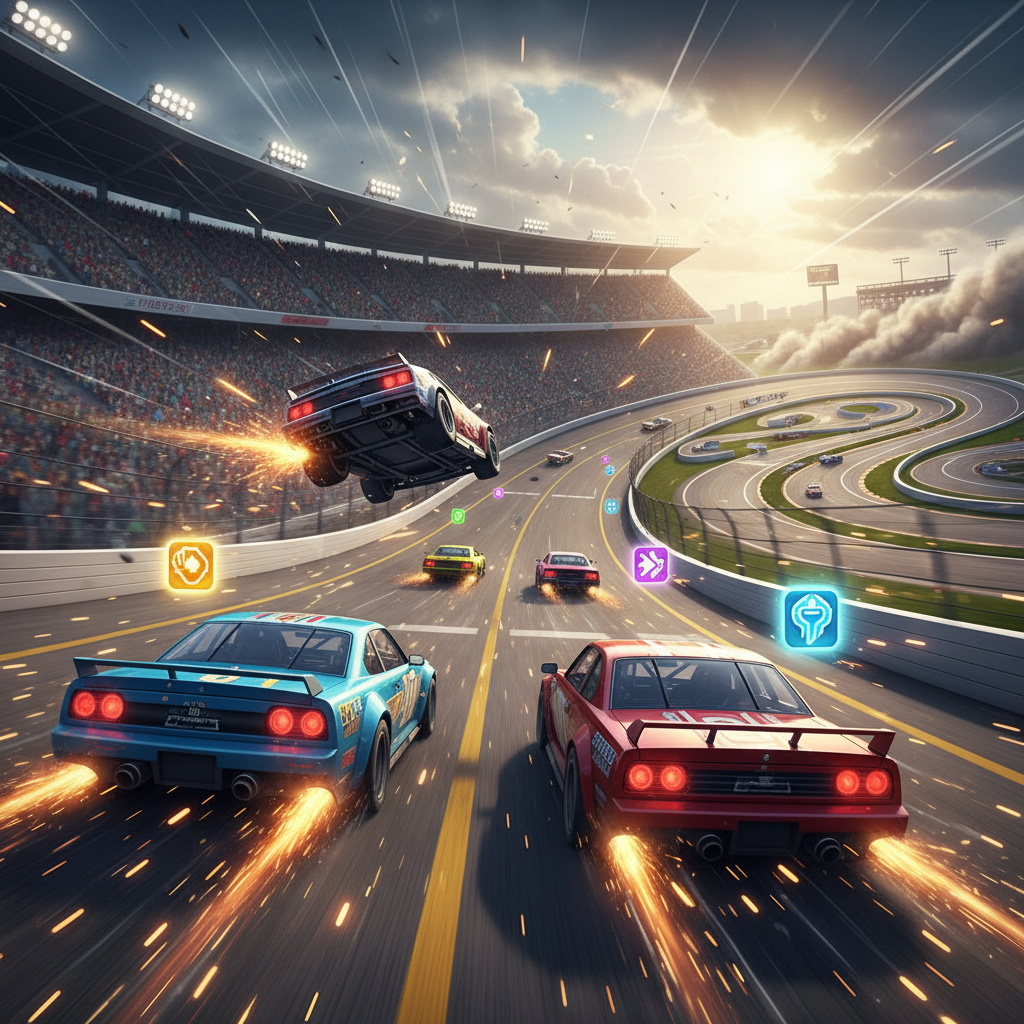 NASCAR Overdrive: Combat Circuit - 3D Racing by Jabali AI