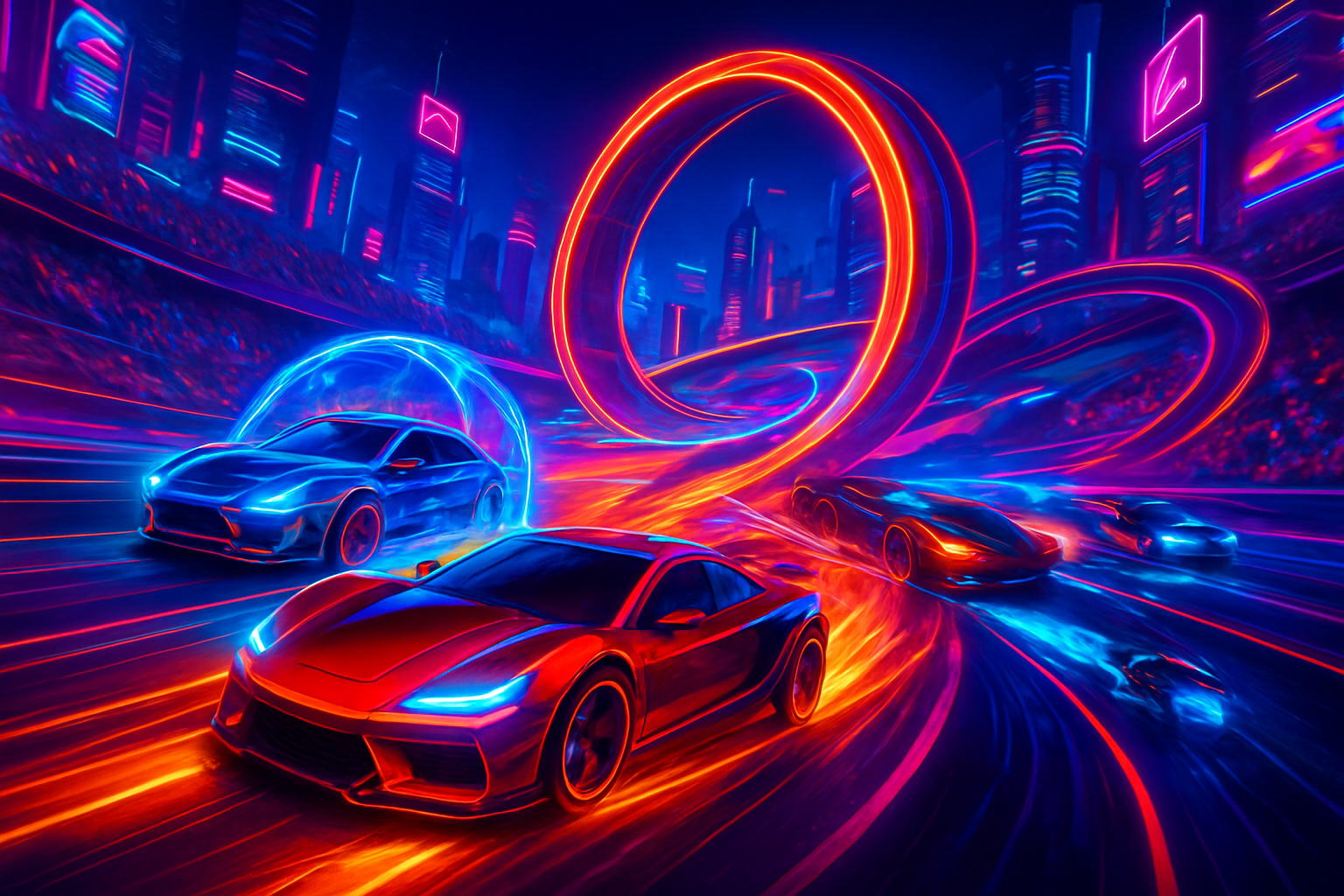 Neon Rivals: Arena Race - 3D Racing by Jabali AI