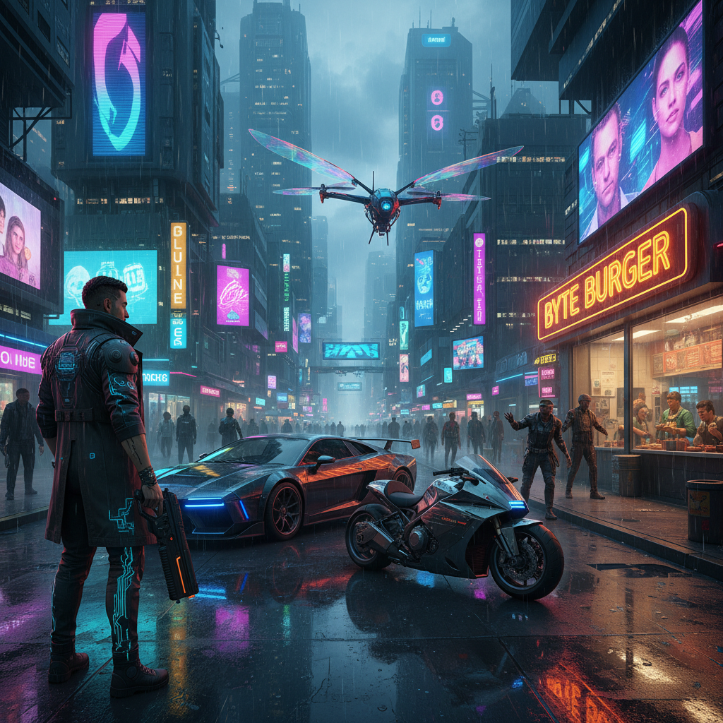 Cyber Life - 3D Open World by Jabali AI