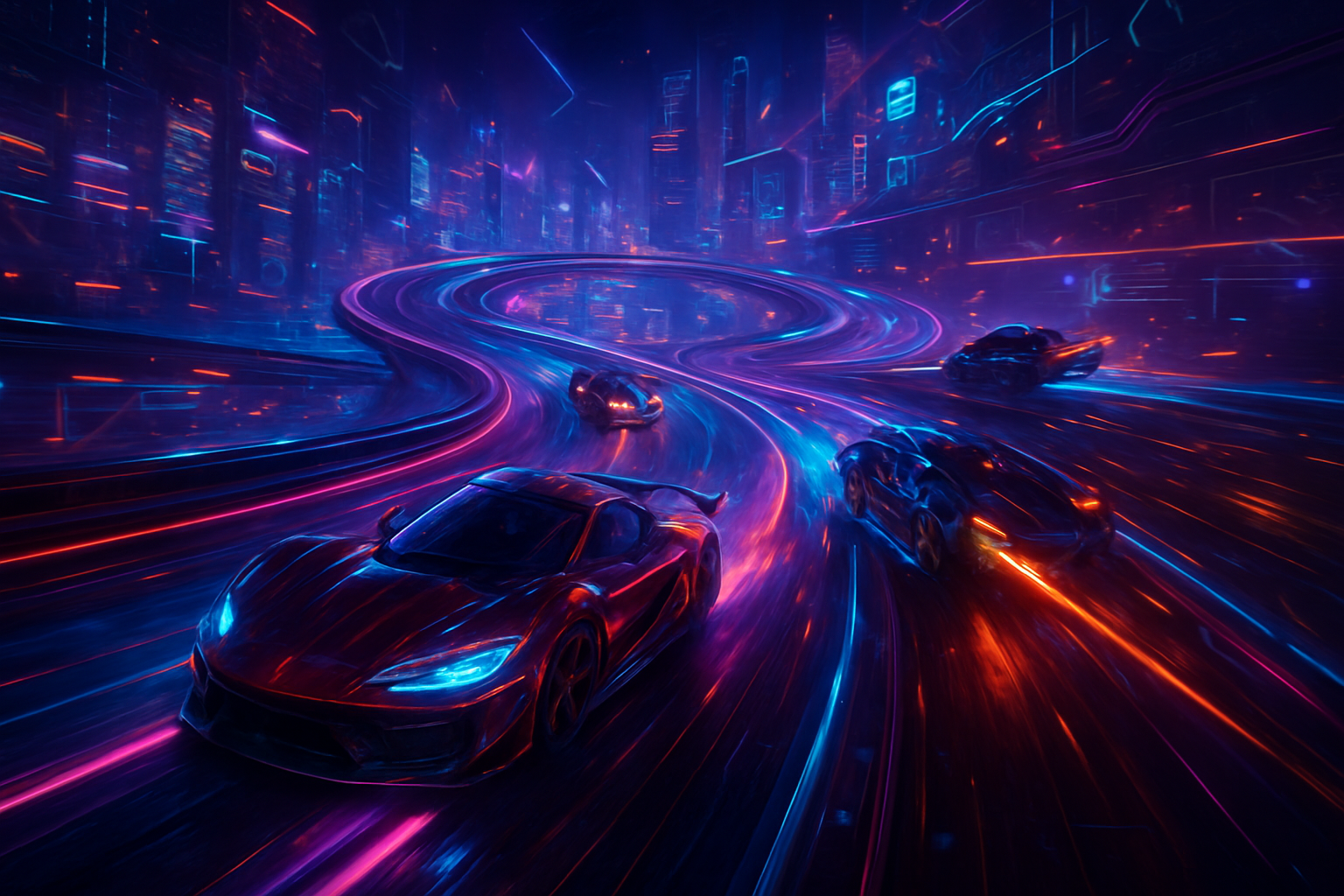 Neon Circuit: Rival Engines - 3D Racing by Jabali AI