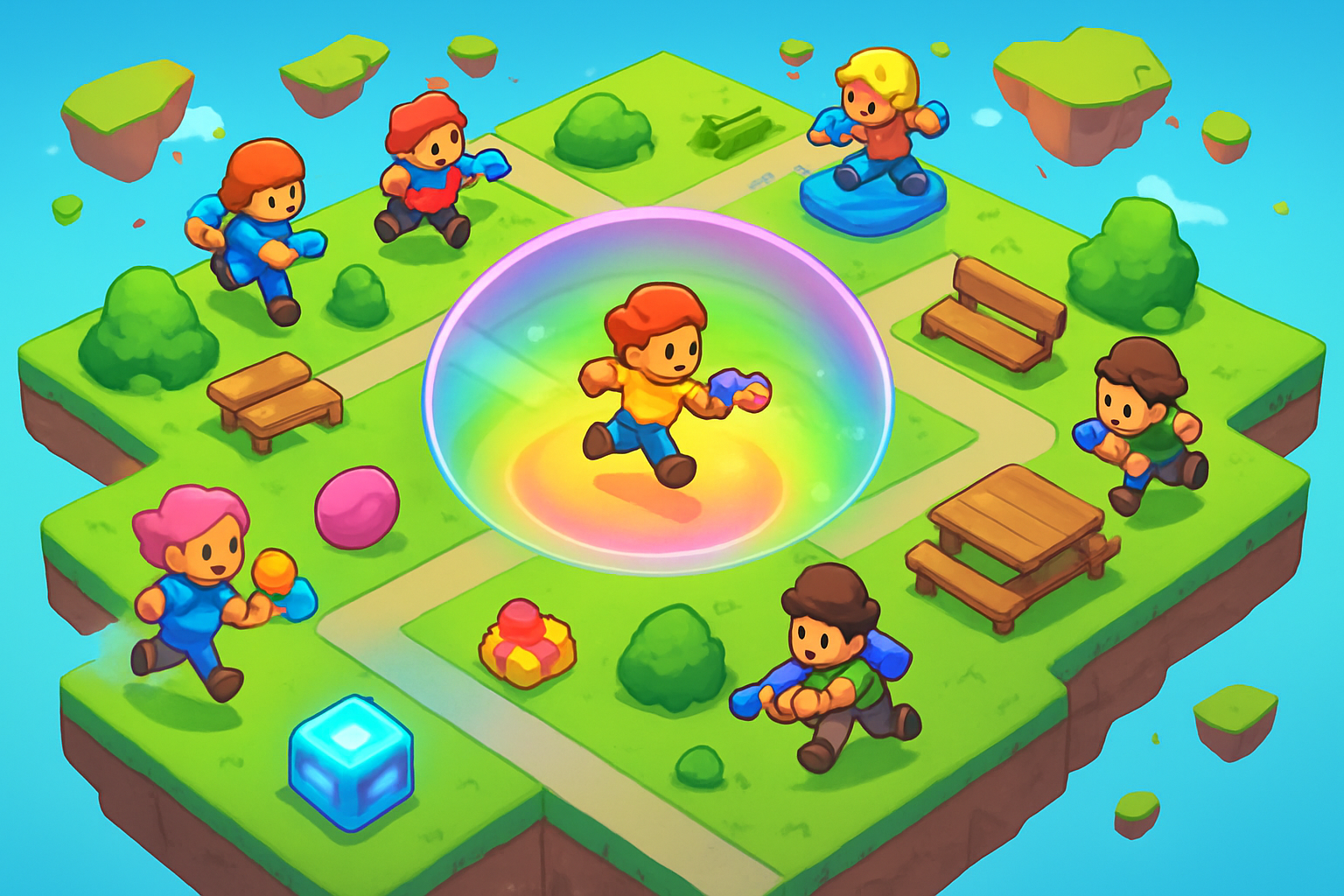 Tiny Arena Rumble - Directional Shooter by Jabali AI