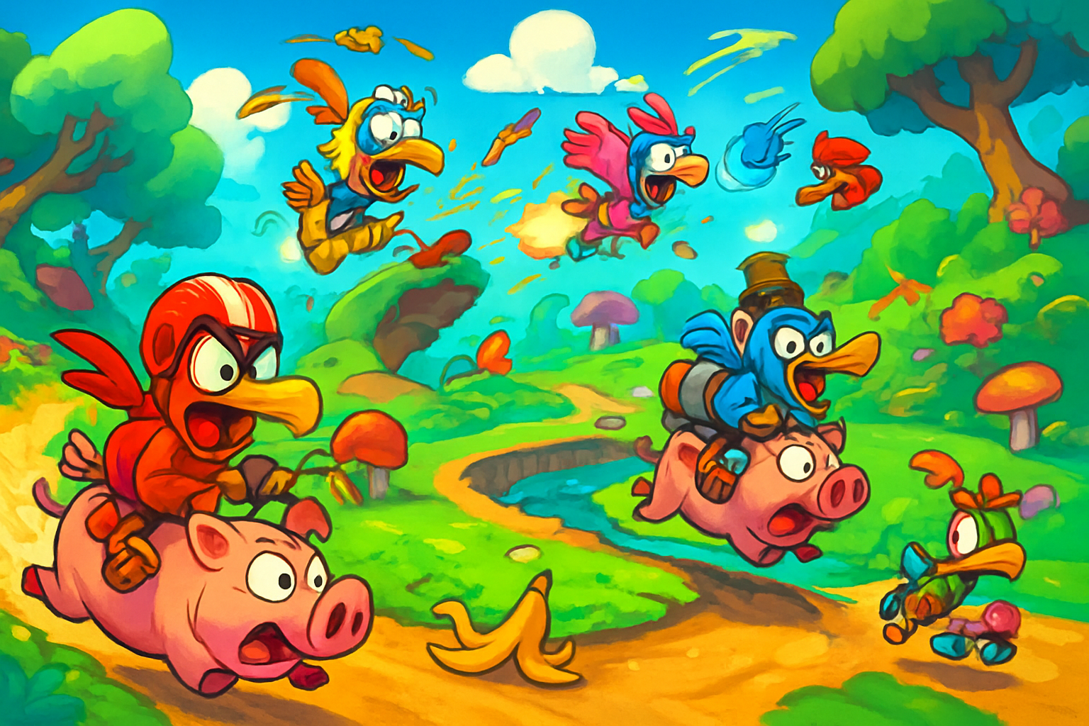 Piggy Plume Race Riot - 3D Racing by Jabali AI