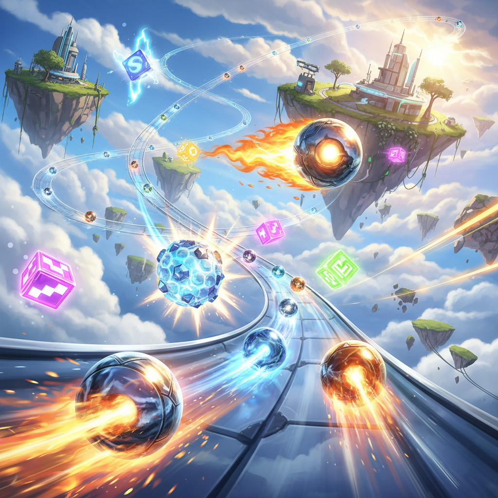 Sky Marble Rivals - 3D Racing by Jabali AI
