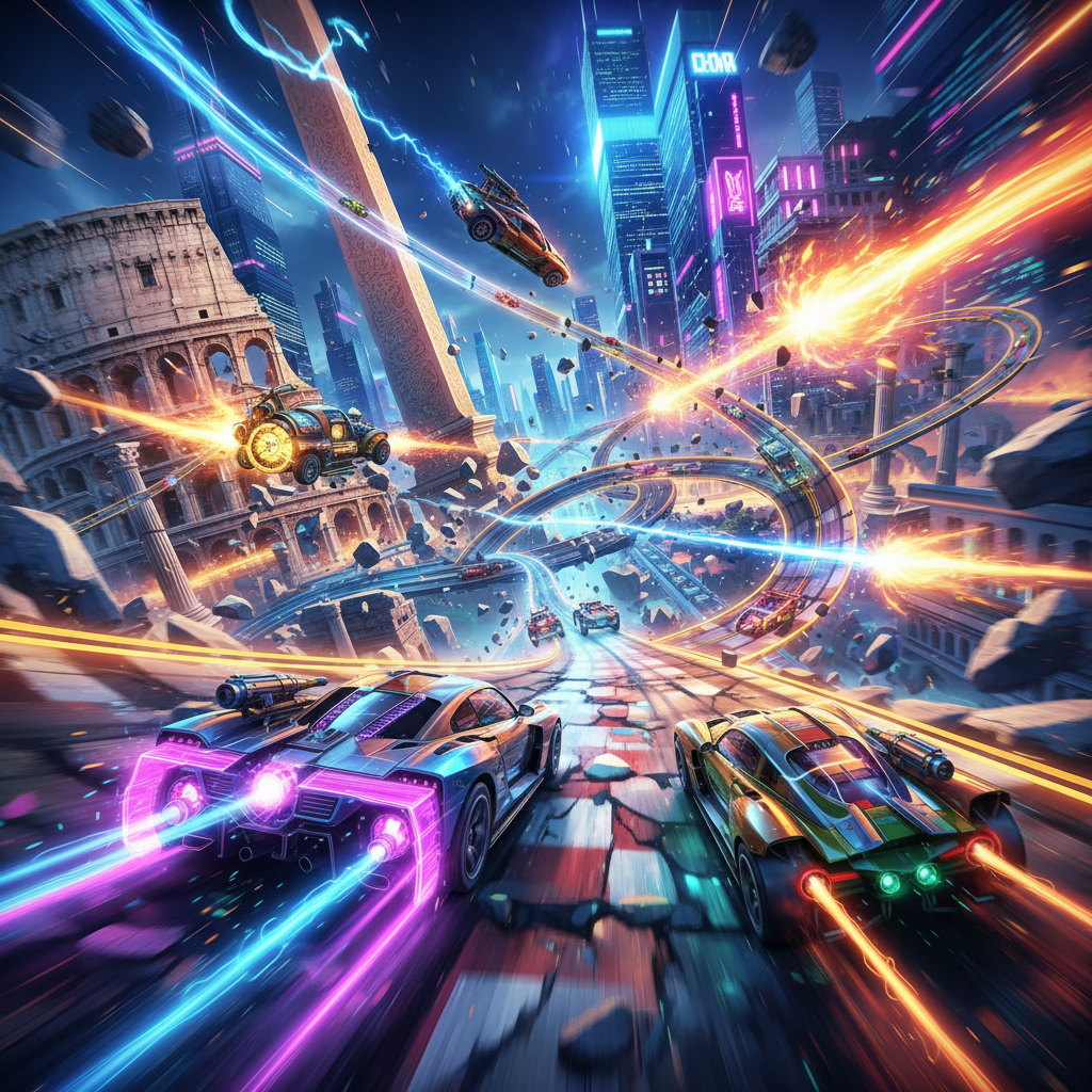 Time Rift Racers - 3D Racing by Jabali AI
