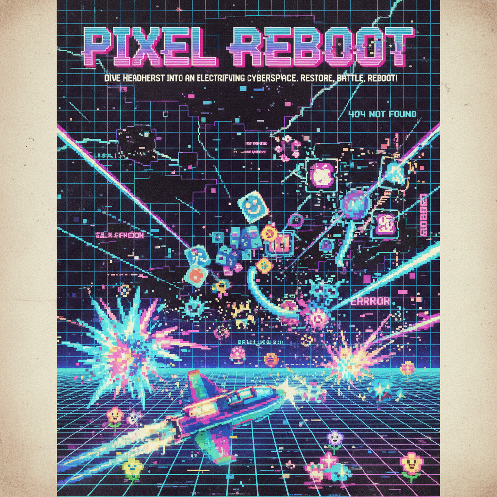 Pixel Reboot - Fixed Shooter Arcade by Jabali AI