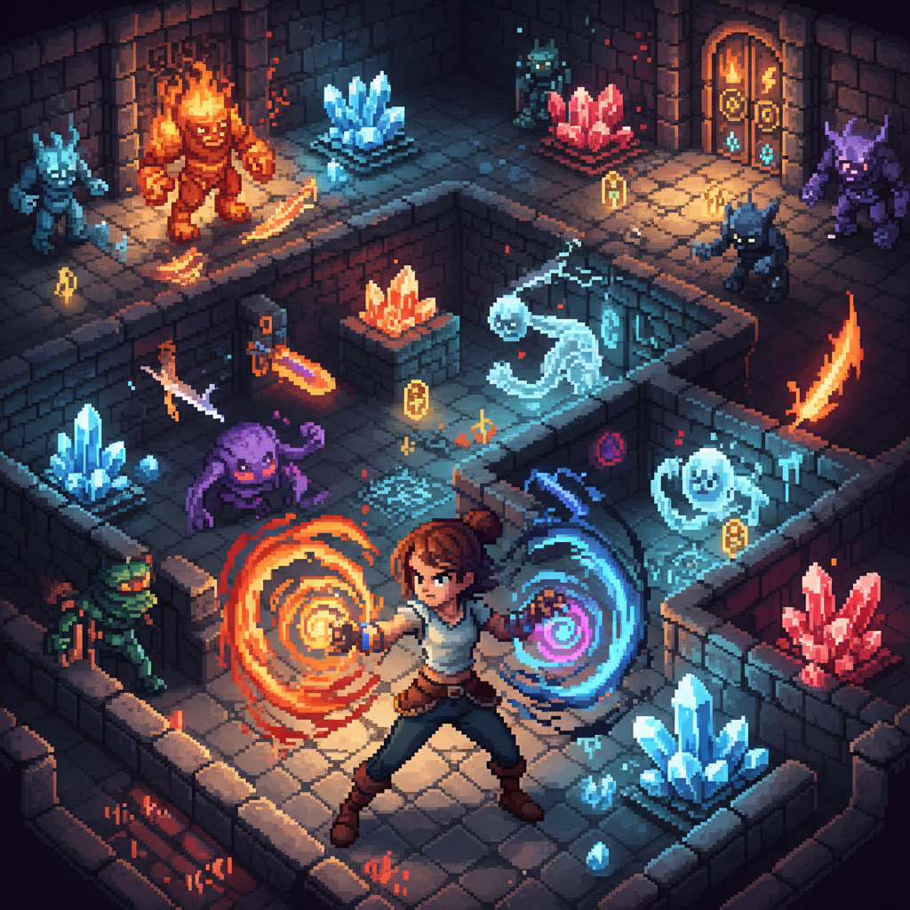 Heartstone Labyrinths - Dungeon Crawler RPG by Jabali AI