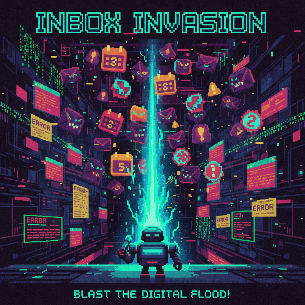Inbox Invasion - Fixed Shooter Arcade by Jabali AI