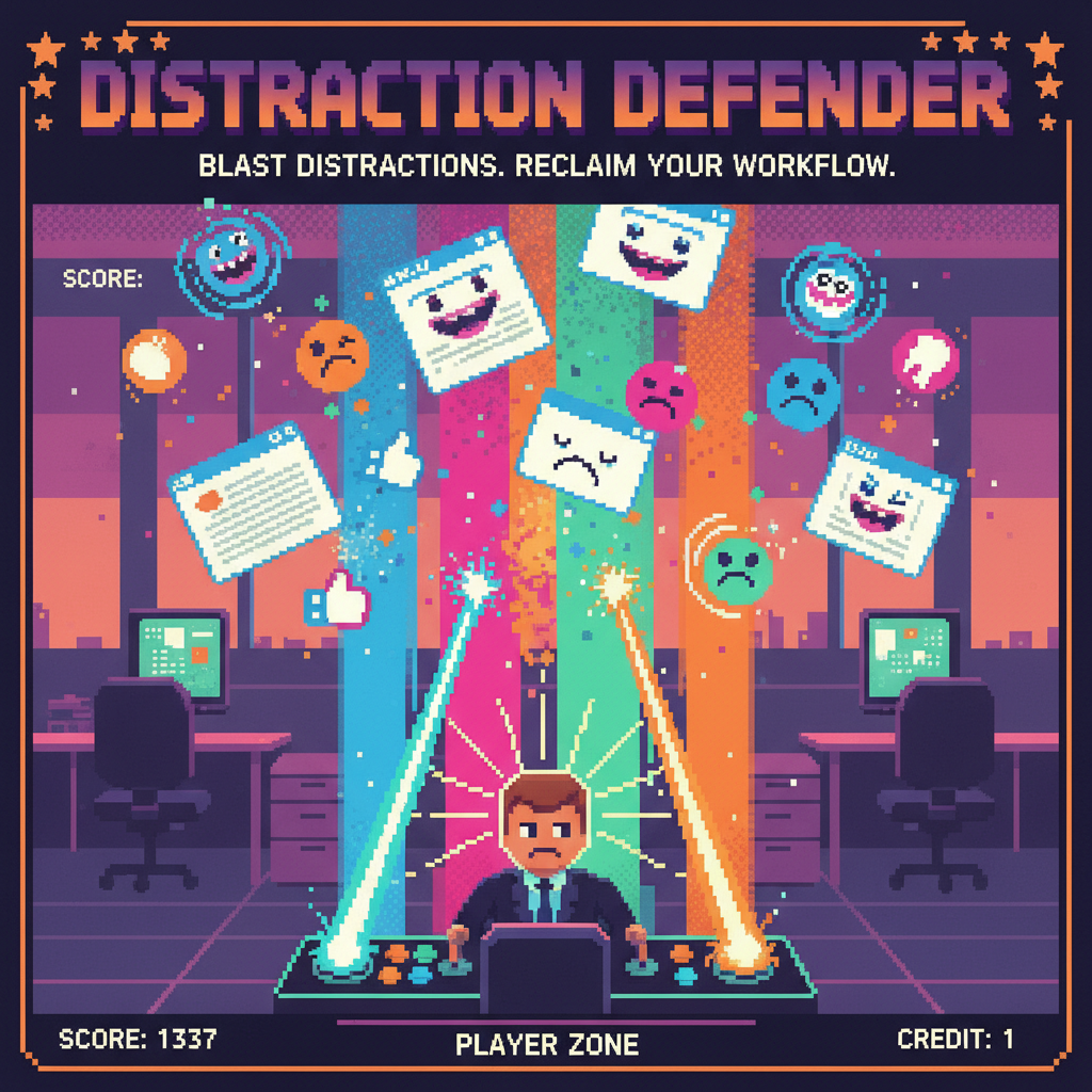 Distraction Defender - Fixed Shooter Arcade by Jabali AI