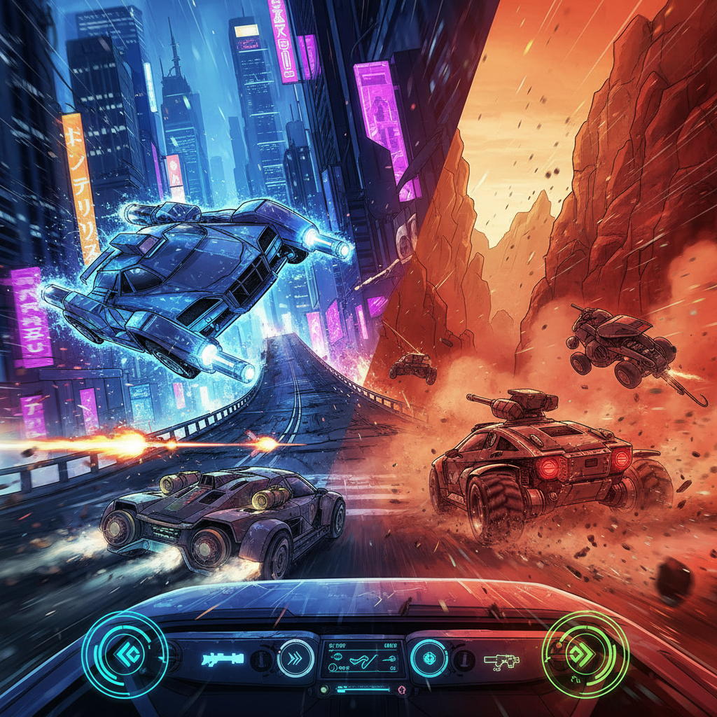Turbo Clash: Neon Rivalss simulator 2 - 3D Racing by Jabali AI