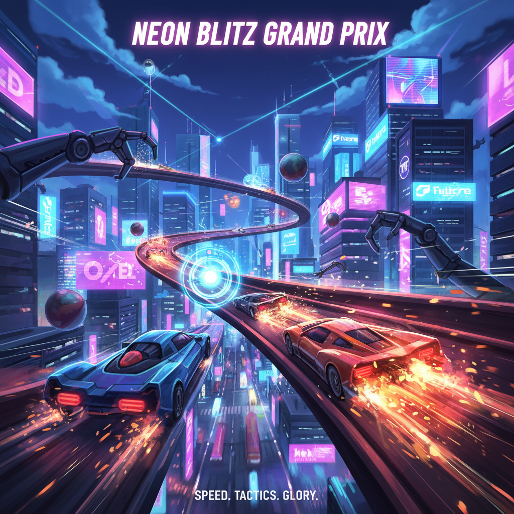 Neon Havoc Racing - 3D Racing by Jabali AI