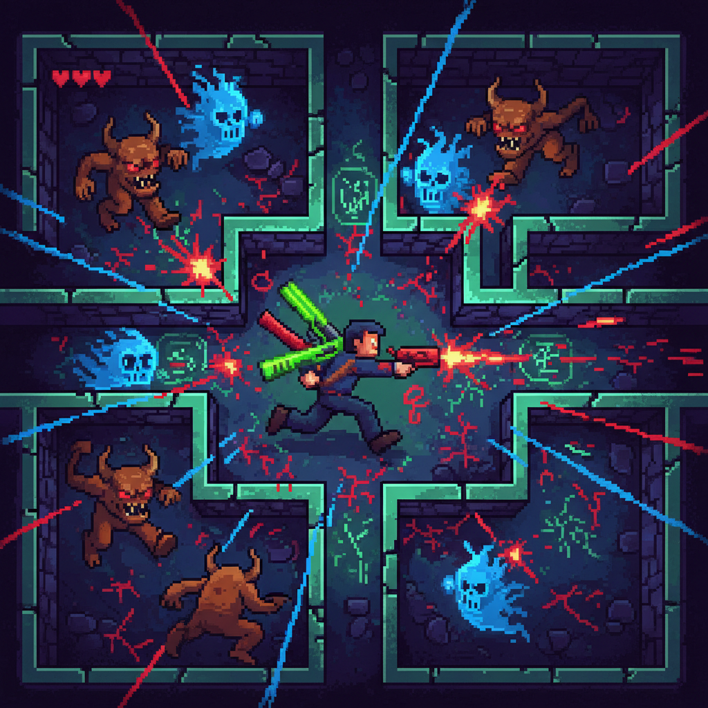 Hellmaze Havoc - Directional Shooter by Jabali AI
