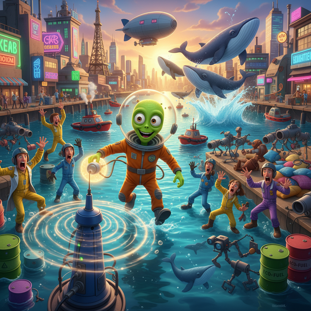 Bob and the Whale Rescue - Jabali AI Poster