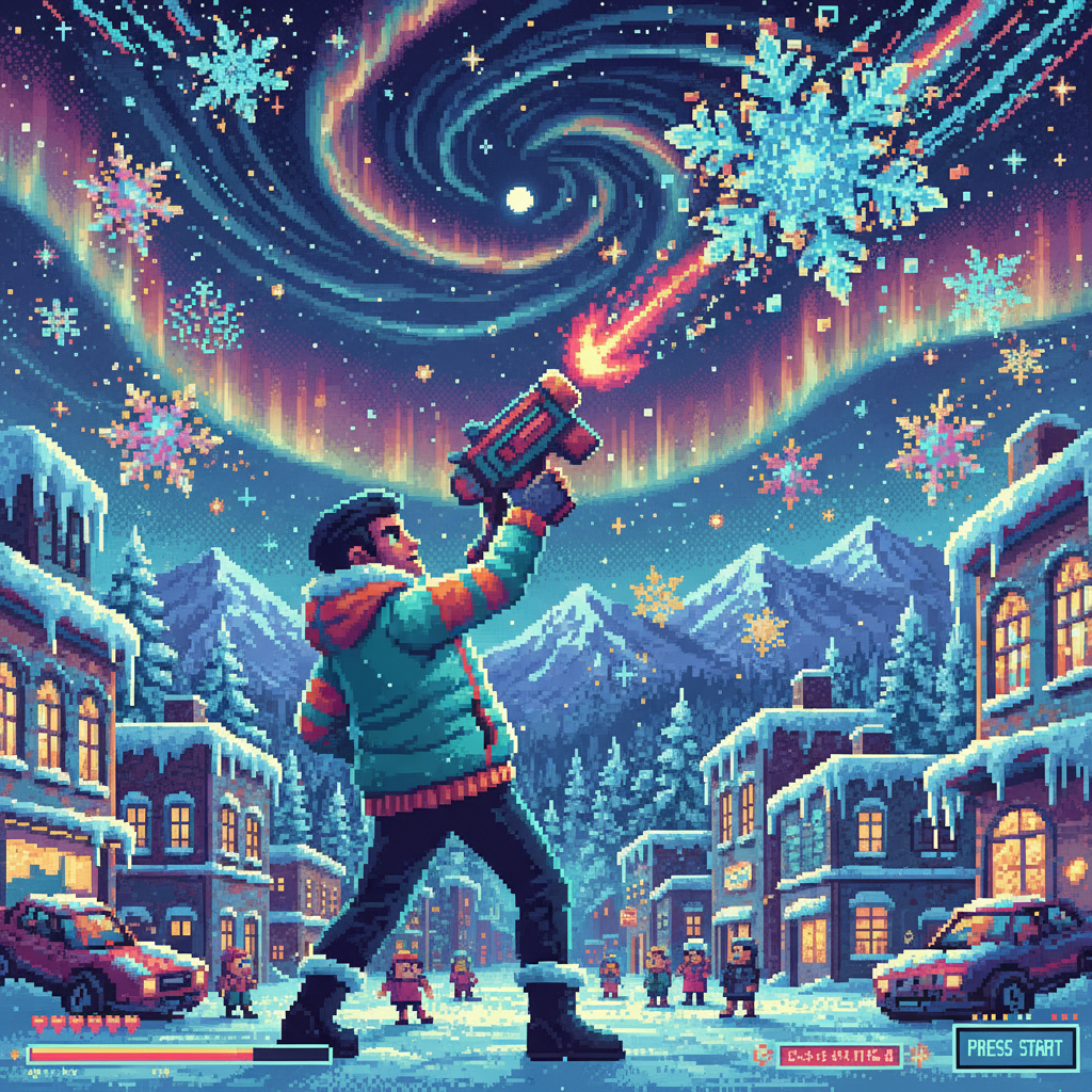 Crystalline Nightfall - Jabali AI Poster