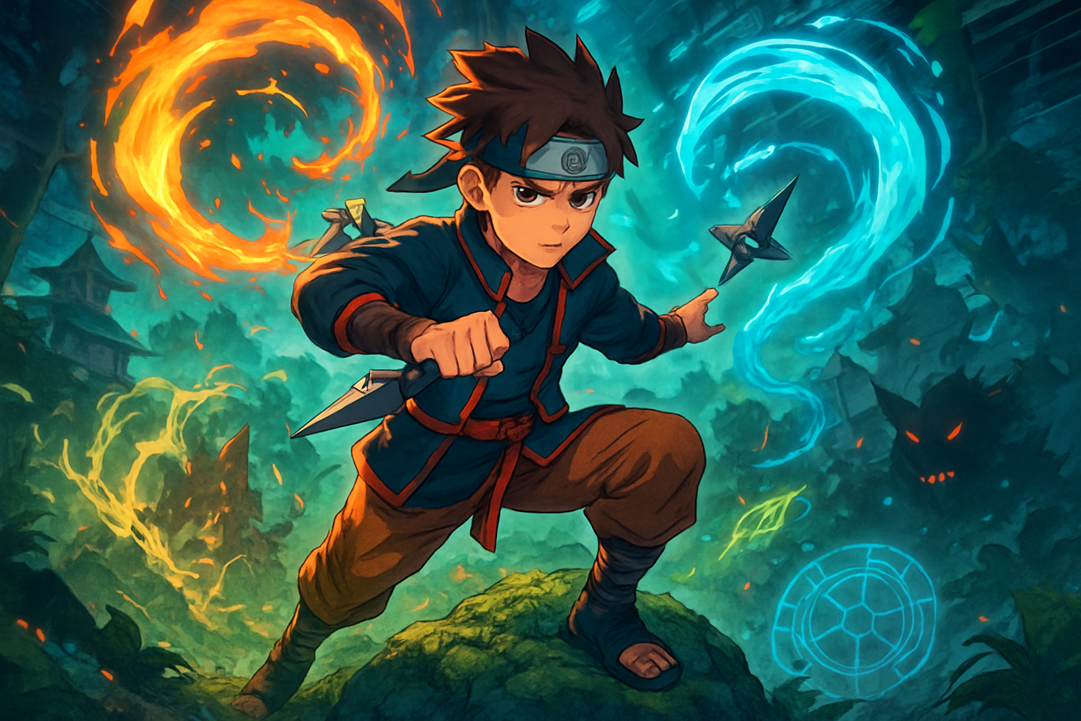Ninja Arena: Elemental Quest - Dungeon Crawler RPG by Jabali AI