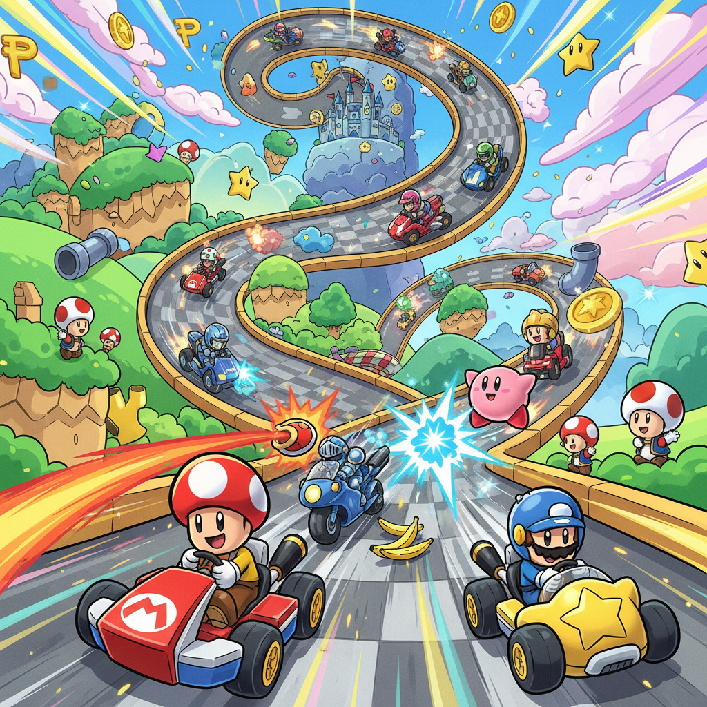 Nintendo Turbo Rivals - 3D Racing by Jabali AI