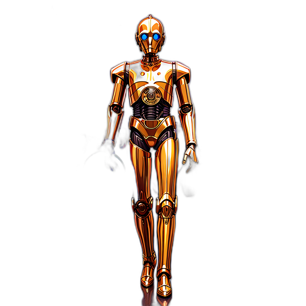 C-3PO and R2-D2 - Jabali AI Poster