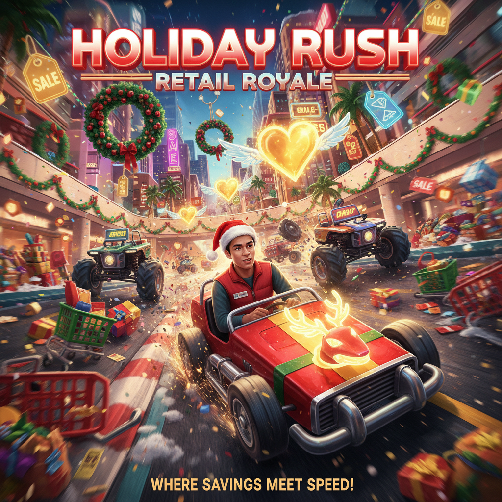 Holiday Hustle: Retail Rumble - 3D Racing by Jabali AI