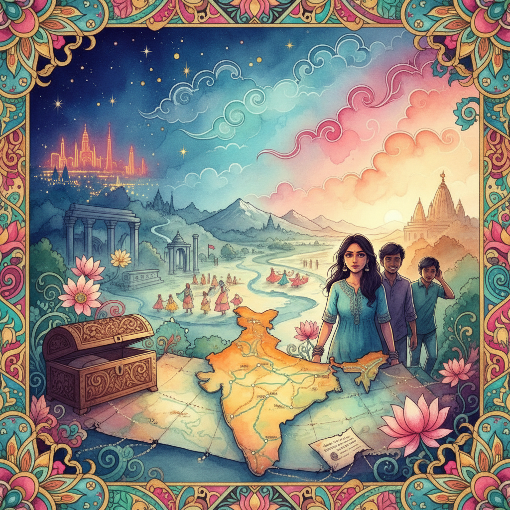 Lotus Map, Whispered Roads - Branching Interactive Story by Jabali AI