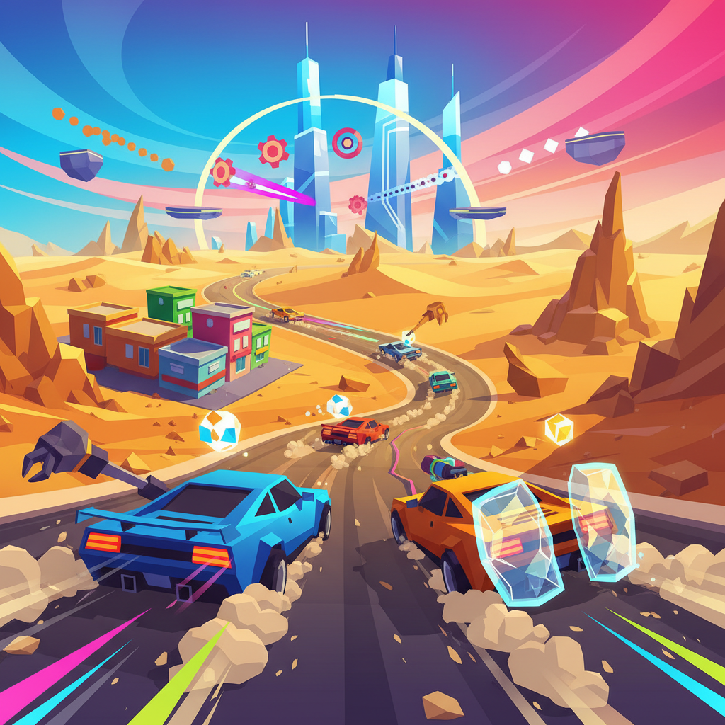 Velocity Vortex: Combat Rush - 3D Racing by Jabali AI