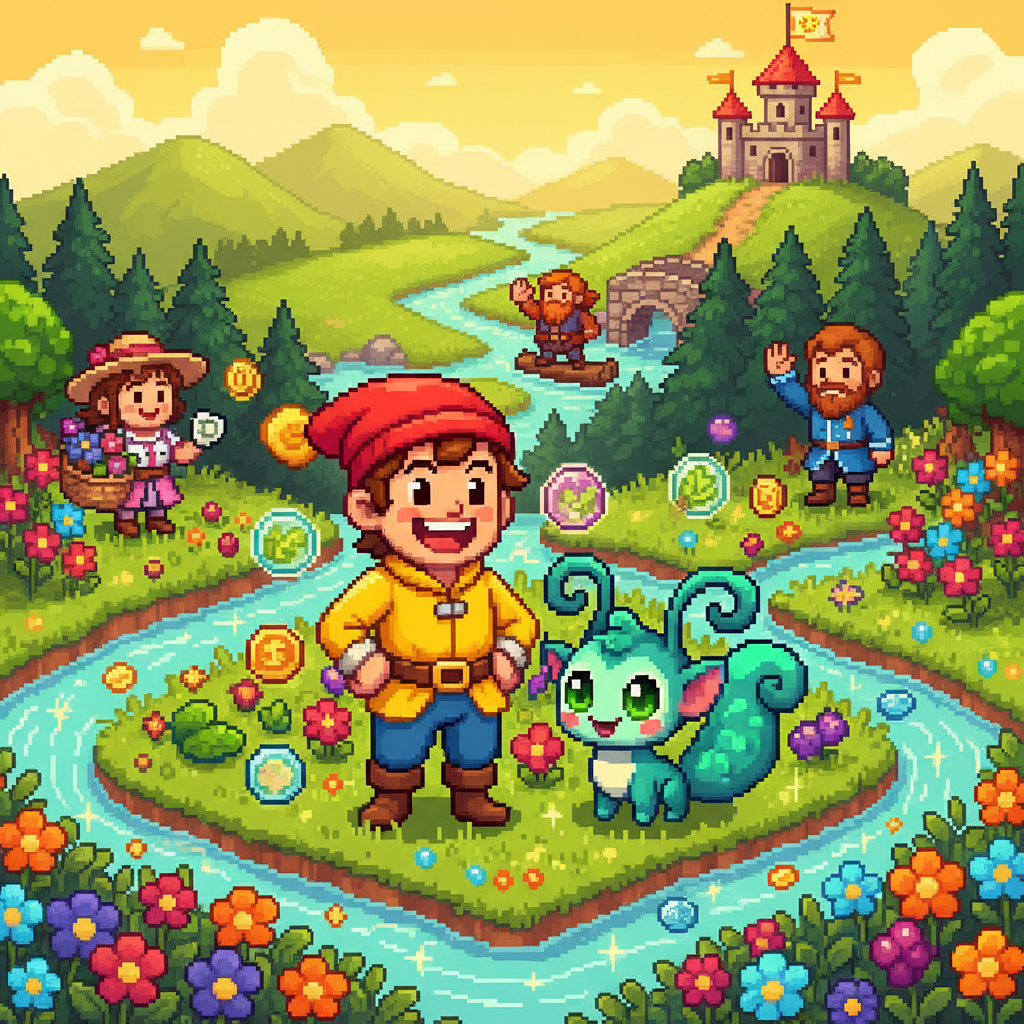 Meadow Friends Adventure - Jabali AI Poster