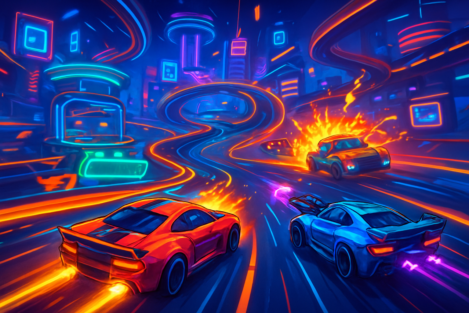 Turbo Track Rivals - 3D Racing by Jabali AI