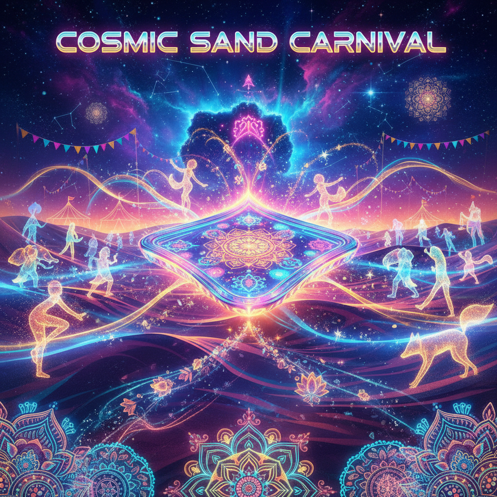 Cosmic Sand Carnival - Fixed Shooter Arcade by Jabali AI