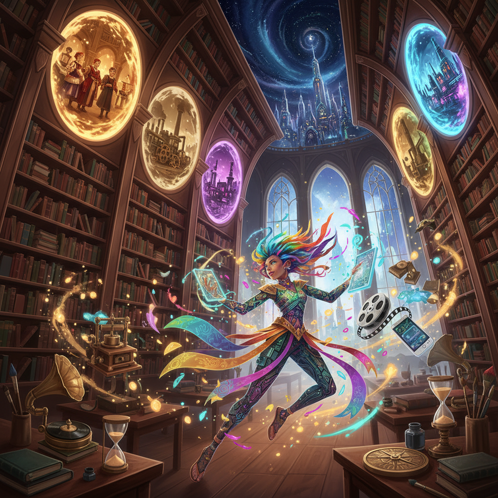 Inventive Odyssey: Library of Legends - Trivia Game by Jabali AI