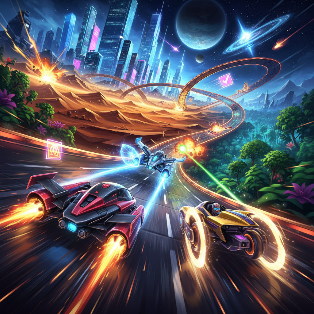 Velocity League: Combat Circuits - 3D Racing by Jabali AI