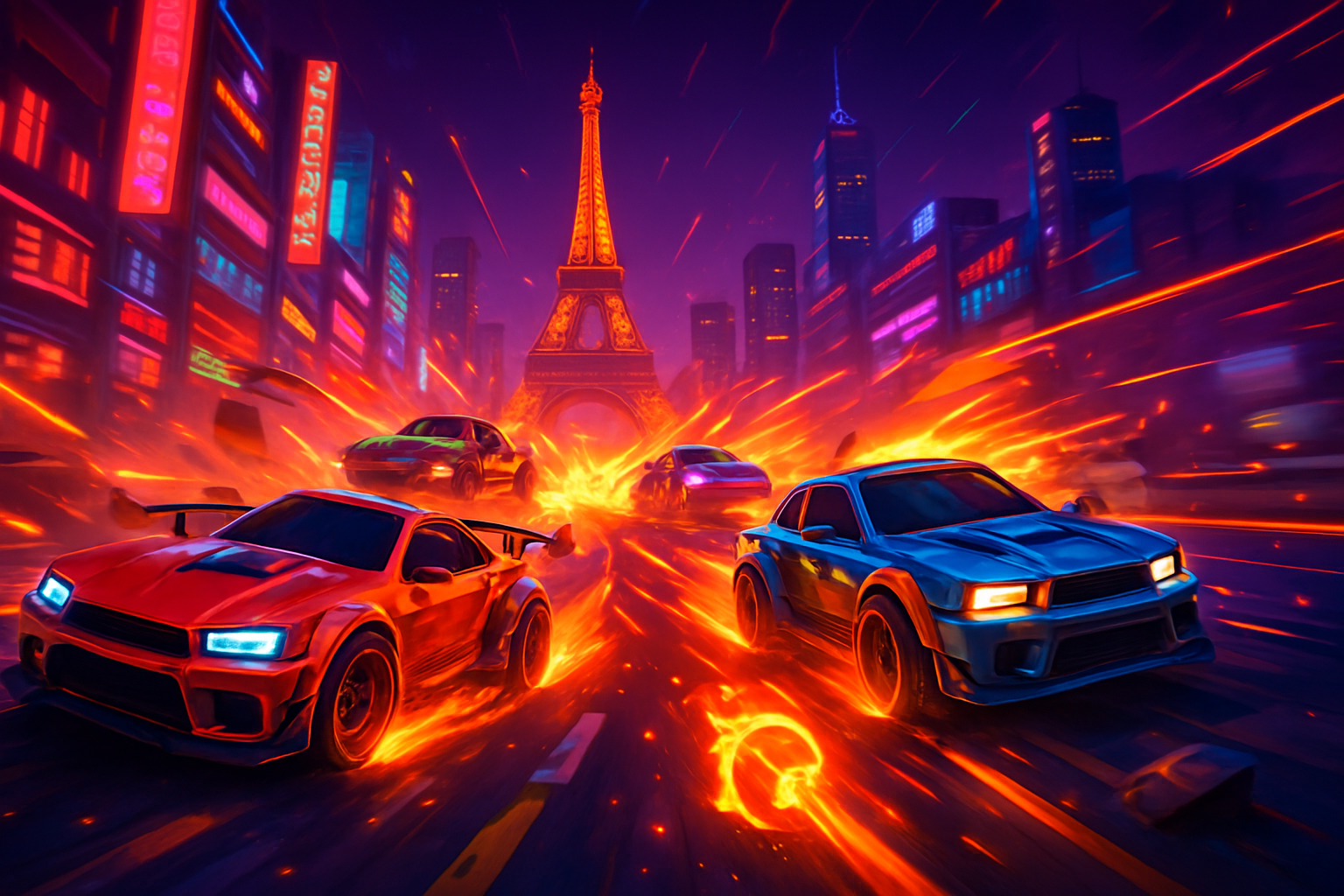 Turbo Circuit Clash - 3D Racing by Jabali AI