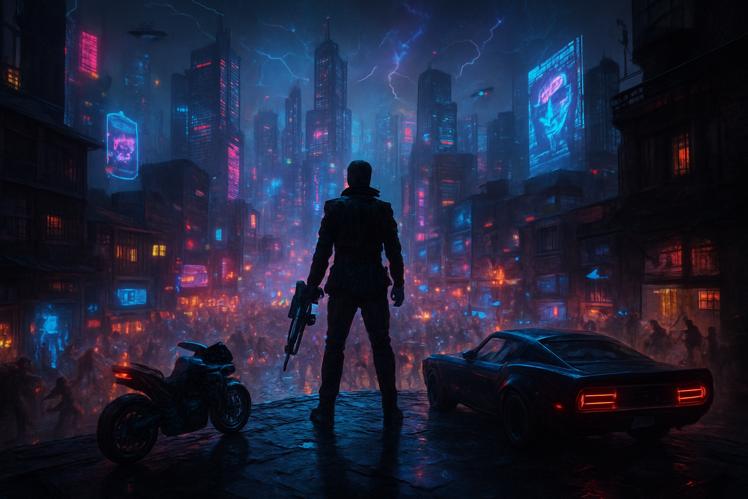Neon Divide - 3D Open World by Jabali AI