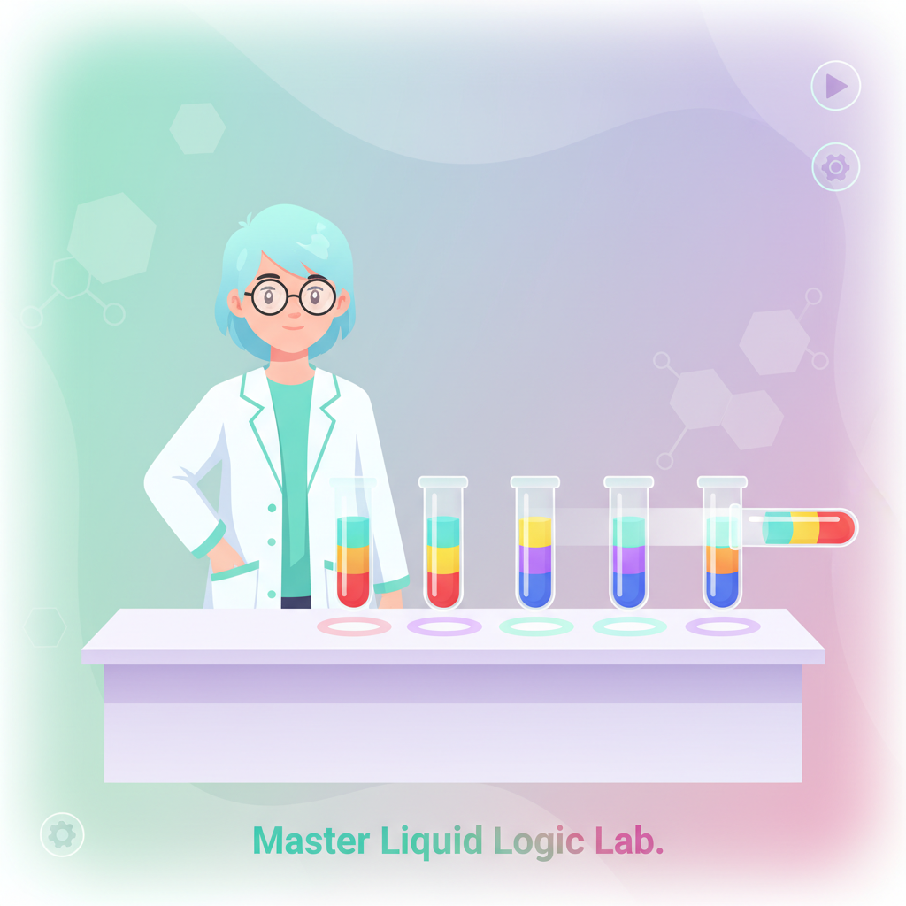 Liquid Logic Lab - Grid-Based Puzzle by Jabali AI