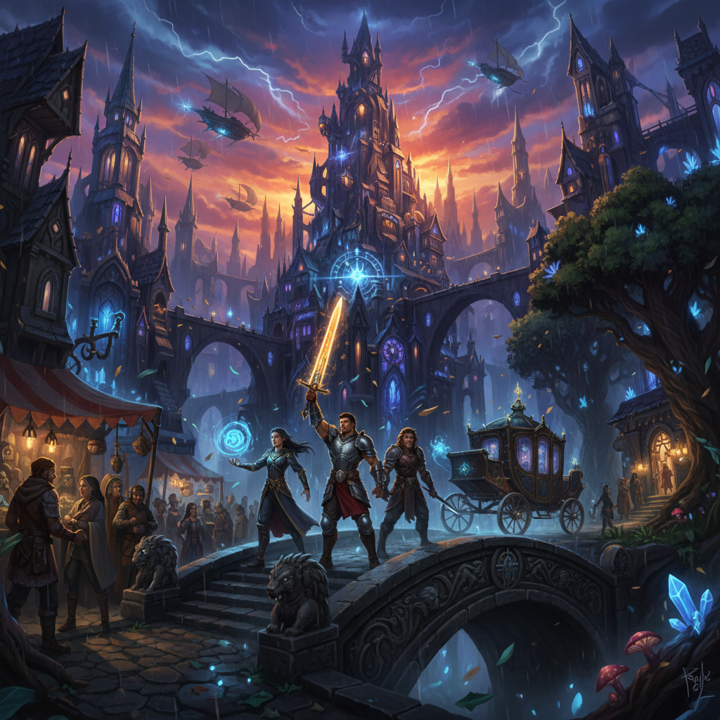 Arcane Metropolis - 3D Open World by Jabali AI