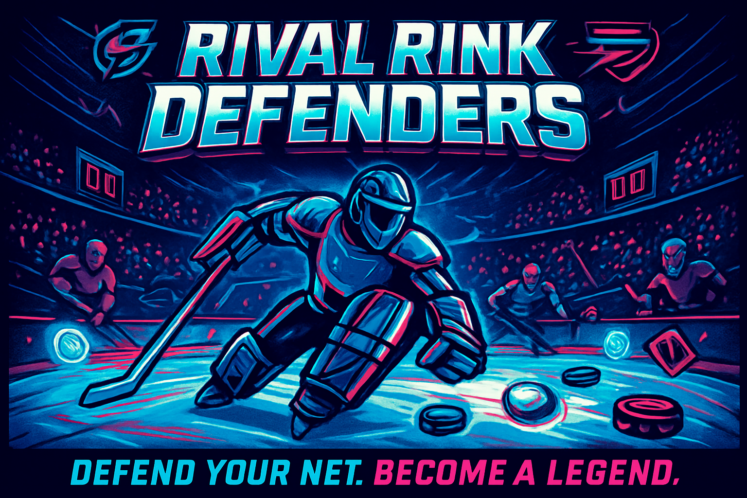 Rival Rink Defenders - Fixed Shooter Arcade by Jabali AI