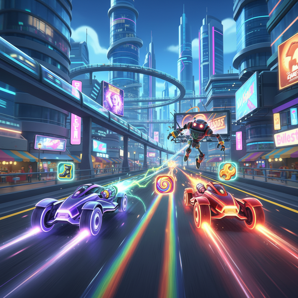 Neon Rush Rivals - 3D Racing by Jabali AI