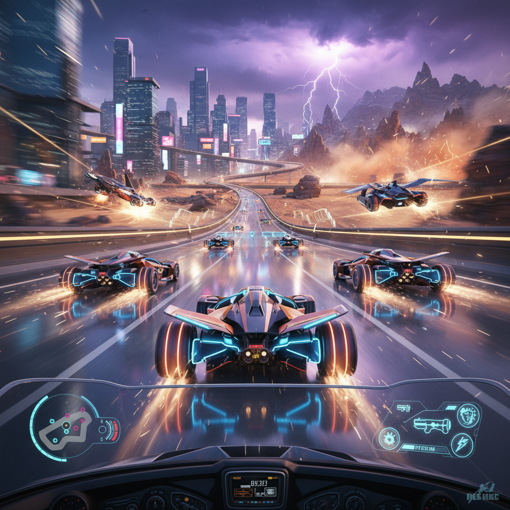 Endless Velocity: Road War - Jabali AI Poster