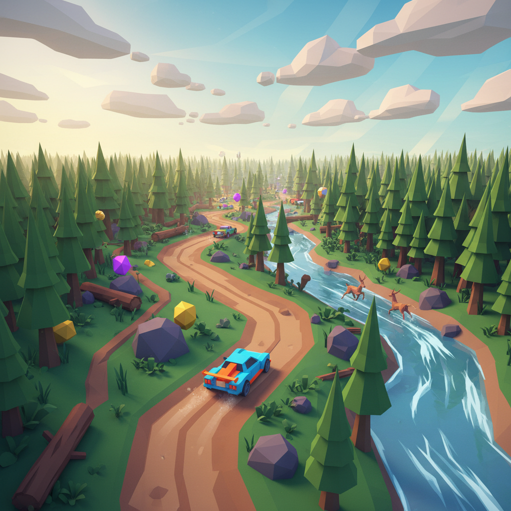 Forest Drive - Crossing Arcade by Jabali AI